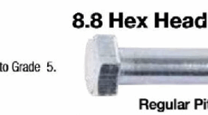 8.8 Hex Head Cap Screw (Metric)